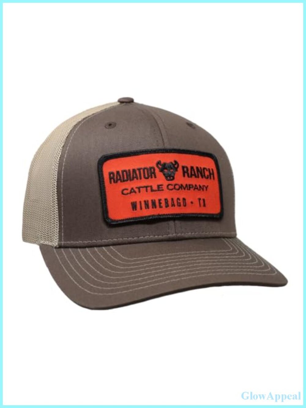 Rodeo Time Radiator Ranch Patch Adjustable Snapback Hat - Cowboy Style